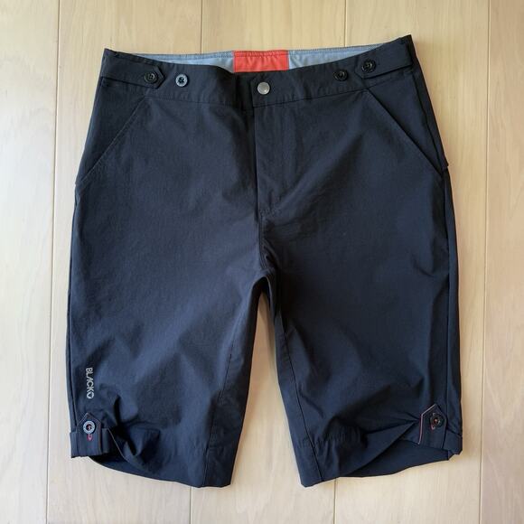 Black Sheep Cycling Shorts Medium Black Relaxed Lightweight Sportswear - Picture 2 of 7
